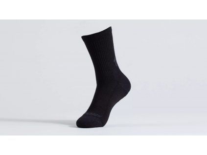 ponožky SPECIALIZED Cotton Tall Socks (Barva oblečení Smoke, Velikosti oblečení X-Large)
