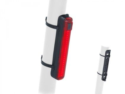 AUTHOR Světlo zad. A-Stake L USB 20 lm R (Barva černá/červené-sklo)
