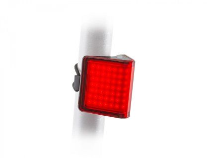 AUTHOR Světlo zad. V-Block360 USB CobLed 80 lm (Barva černá/červené-sklo)
