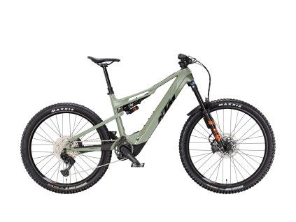 Horské elektrokolo KTM Macina Kapoho Master ABS L Di2 Sage Green (Black-Orange)