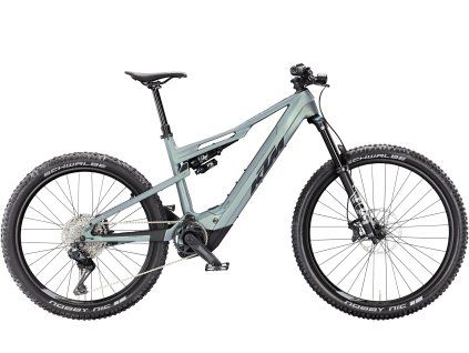 Horské elektrokolo KTM Macina Kapoho 8972 L Di2 Bright Teal Matt (Black+Blue)