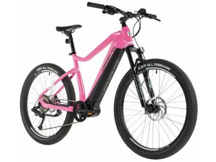 Horské elektrokolo LEADER FOX Swan 27,5" Pink Shiny