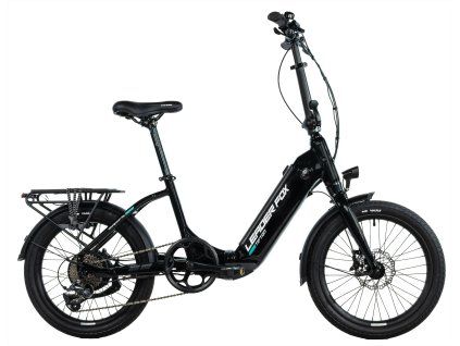 Skládací elektrokolo LEADER FOX TIFTON 20" black shiny