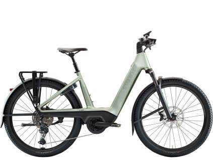 Městské elektrokolo TREK Charter+ 4 R9 800Wh Lowstep Lichen Green