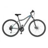 Krosové kolo AUTHOR Vertigo ASL stříbrná-matná/modrá (Velikost 19")